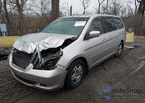 2007 Honda Odyssey Ex-L z USA, uszkodzony, nr VIN 5FNRL387X7B425402